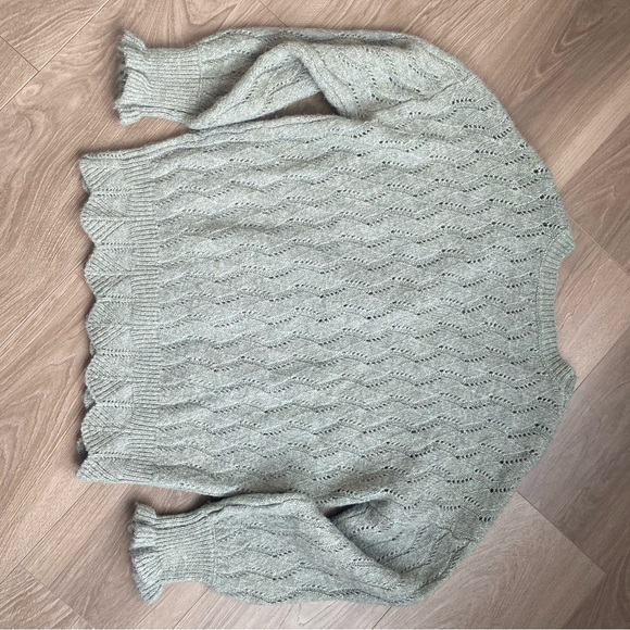 Cozy Cupcake Clothing green Knit Button-Up Cardigan - Picture 5 of 5